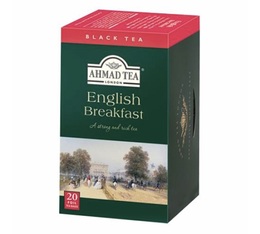Thé noir English Breakfast - 20 sachets fraicheurs - Ahmad tea