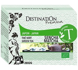 Thé vert Sencha Matcha Japon Bio - 20 sachets - Destination