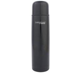 Bouteille isotherme Everyday inox 1L Noir Brillant - Thermocafé by Thermos