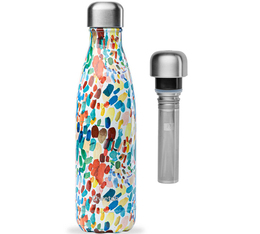 Pack Bouteille isotherme inox Arty 50 cl + son infuseur- Qwetch