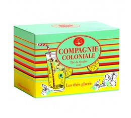Collection n�1 - Box of 12 magnum sachets of Iced Tea, 4 different flavours - Compagnie Coloniale