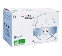 Organic 'Zen' Herbal Tea - 20 individually-wrapped tea bags - Destination