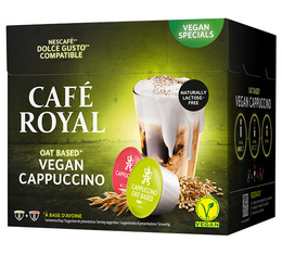 8 Capsules Nescafe® Dolce Gusto® compatibles Cappuccino vegan oat - CAFE ROYAL