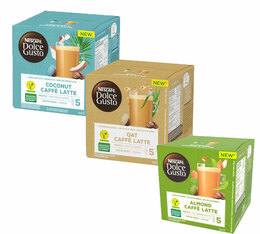Pack découverte 36 capsules Caffé Latte Végétal compatibles - NESCAFÉ DOLCE GUSTO®