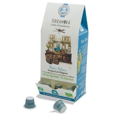 Terramoka 'Mister Nelson' organic decaf coffee capsules for Nespresso x 60 - Biodegradable