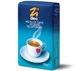 250g Café en grains décaféiné - Zidec - Zicaffe