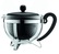 Bodum Chambord Glass Teapot with Infuser in Black - 1L