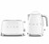 Set Petit-Déjeuner Grille-Pain TSF01WHMEU et Bouilloire KLF03WHMEU Blanc Mat - SMEG