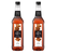 Sirop 1883 Routin Caramel Nature - Bouteille plastique - 2 x 1 L