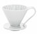 Dripper CAFEC Arita Flower blanc en porcelaine pour 4 tasses
