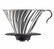 Dripper Hario V60 VDM-02 conique en acier inoxydable 2 à 4 tasses