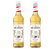 Sirop Monin Vanille - Bouteille plastique - 2 x 1L