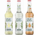 Pure by Monin - Trois sirops concentrés aux fruits - Pêche, menthe, pomme - 3 x 70 cl