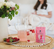 qwetch verre eau aromatise fraise framboise