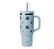 Gourde isotherme avec paille Travel cup Évasion pastel bleu - 90 cl - QWETCH