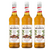 Sirop saveur Noisette grillée Bouteille plastique pour professionnel 3 x 1L - MONIN