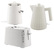 Set Petit Déjeuner Gamme Plissé blanc ALESSI 