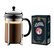 Pack cafetière à piston 1.5L Chambord Bodum + 250gr Café moulu Antico Aroma de  Zicaffè