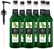 Lot sirop pour professionnel Menthe Verte - Bouteille Plastique - 6 x 1L + Pompe doseuse - 1883 ROUTIN