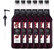 Lot de 6 sirops 1883 Routin Grenade - Bouteille plastique - 6x1L + Pompe doseuse