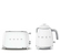 Set Petit-Déjeuner Grille-Pain TSF01WHEU et Bouilloire KLF05WHEU Blanc - SMEG