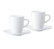 Tasses - JURA - tasses + sous tasses espresso 8cl x2 