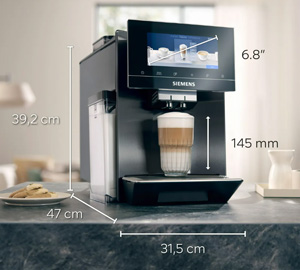 Cafetiere a grain SIEMENS EQ.900 TQ907R05 Black Inox