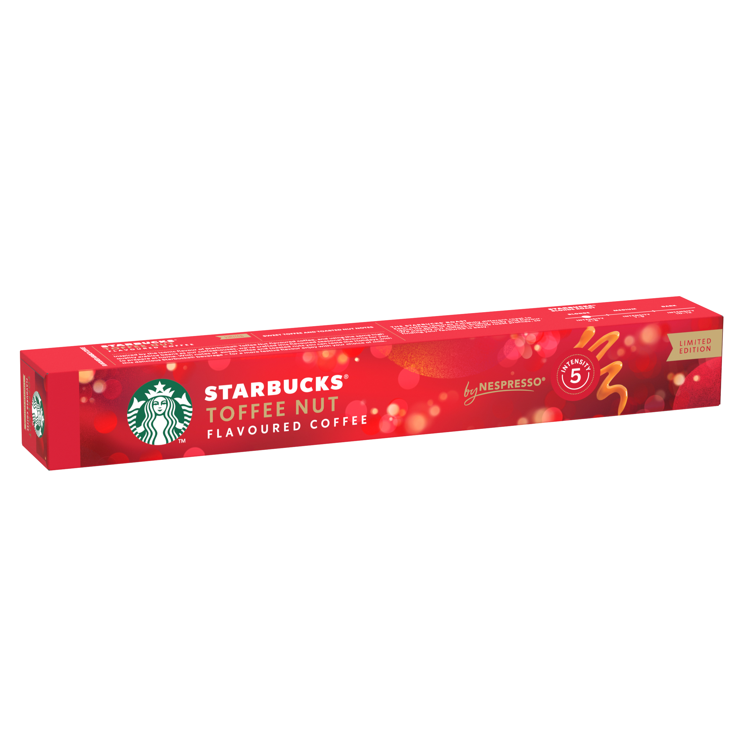 10 capsules compatibles Nespresso* Original Toffee Nut - STARBUCKS