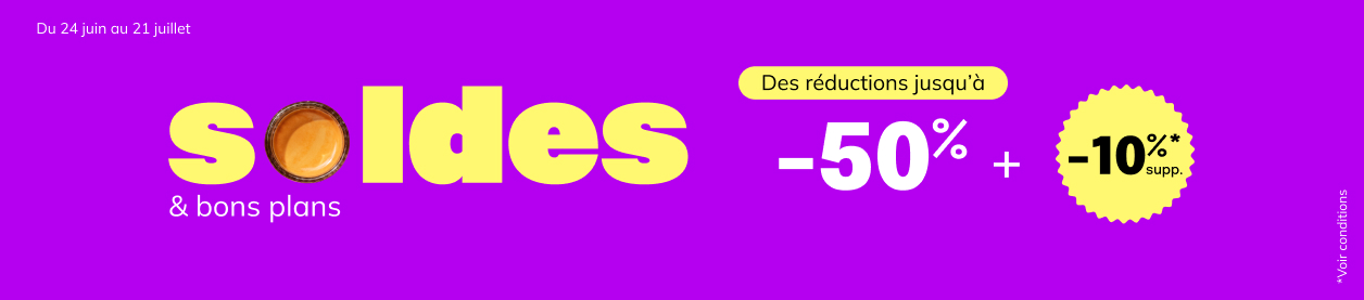 Soldes été MaxiCoffee 2026 jusqu'à -50% de réduction et -10% supplémentaires