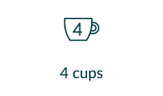 4 cups