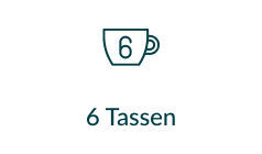 6 Tassen