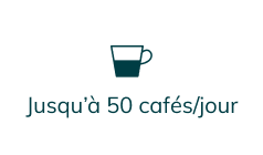 Jusqu'à 50 cafés par jour