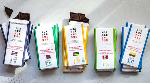 Tablette Grand Cru Chocolat Extra Noir 70% Madagascar - 100 g - CARRÉ SUISSE