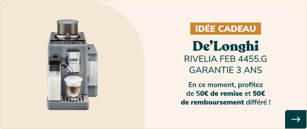 DELONGHI Rivelia - FEB 4455.B Gris Galet Latte