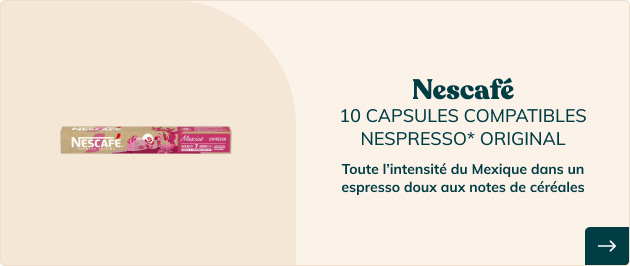 10 capsules compatibles Nespresso* Original Mexico - NESCAF&Eacute; FARMERS ORIGINS