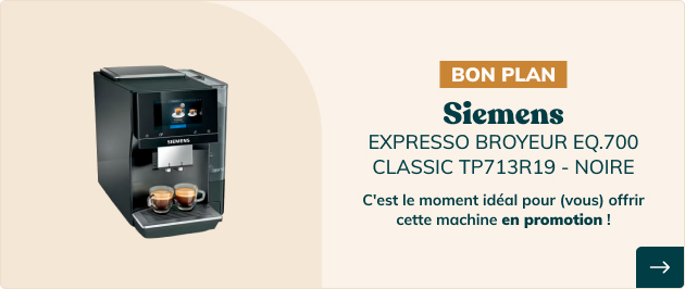 Expresso Broyeur SIEMENS EQ.700 Classic TP713R19 - Noire