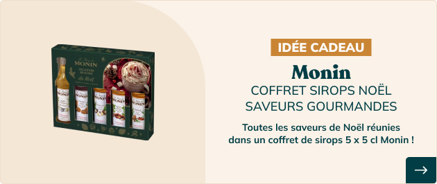 Coffret sirops Noël - 5 x 5 cl saveurs gourmandes - MONIN