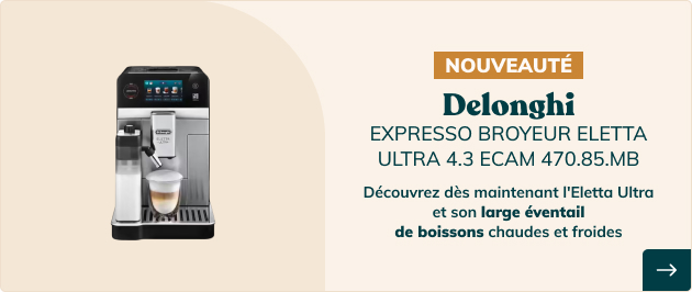 Découvrez dès maintenant la nouvelle Eletta Ultra et ses deux carafes à lai