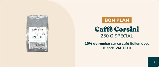10% de remise sur ce café italien avec le code 26ETE10