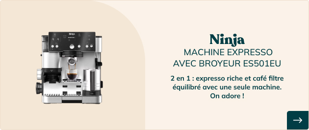 2 en 1 : expresso riche et caf&eacute; filtre &eacute;quilibr&eacute; avec une seule machine. On