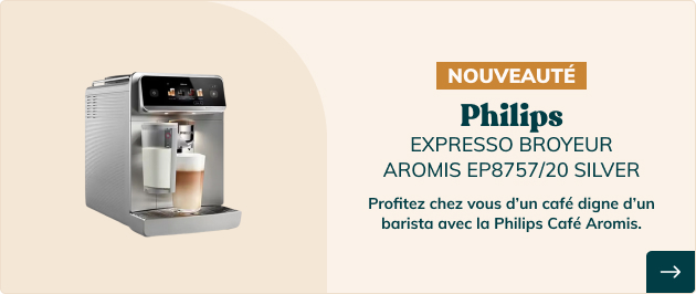 Nouveauté : Expresso broyeur Philips Aromis EP8757/20
