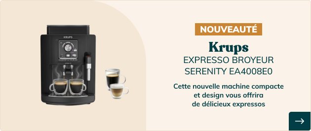 Cette nouvelle machine compacte et design vous offrira de d&eacute;licieux expressos