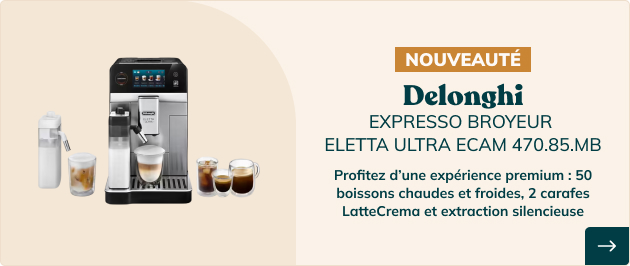 Expresso Broyeur DELONGHI Eletta Ultra 4.3 ECAM 470.85.MB - Gris