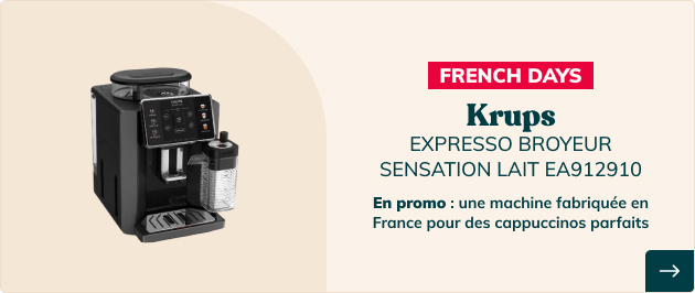 Expresso Broyeur KRUPS Sensation Lait - EA912910