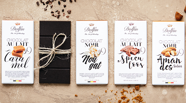 Tablette Chocolat Noir Figues Fleur de Sel à la Vanille de Madagascar - 30 g - DOLFIN