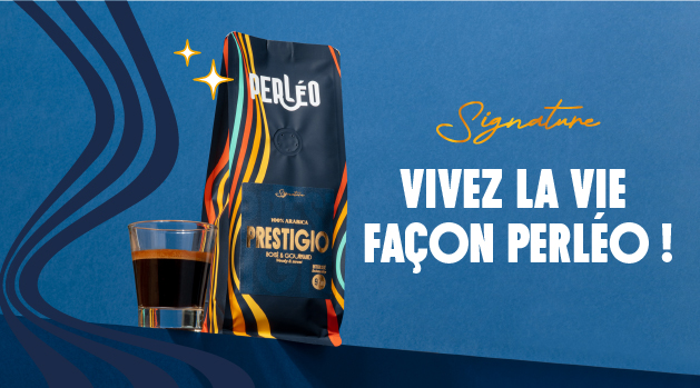 café en grain en promo pour expresso virtuoso intense perléo