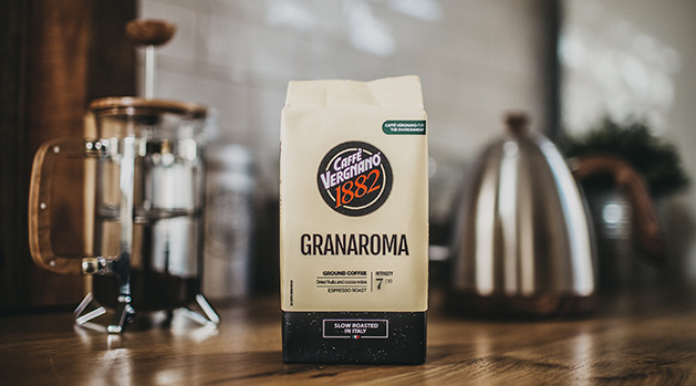 café moulu italien pour expresso caffe vergnano top vente