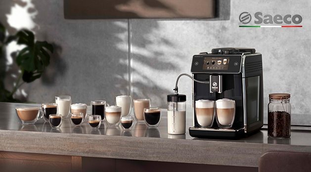 SAECO Gran Aroma SM6585/00 Métal Gris Garantie 3 ans