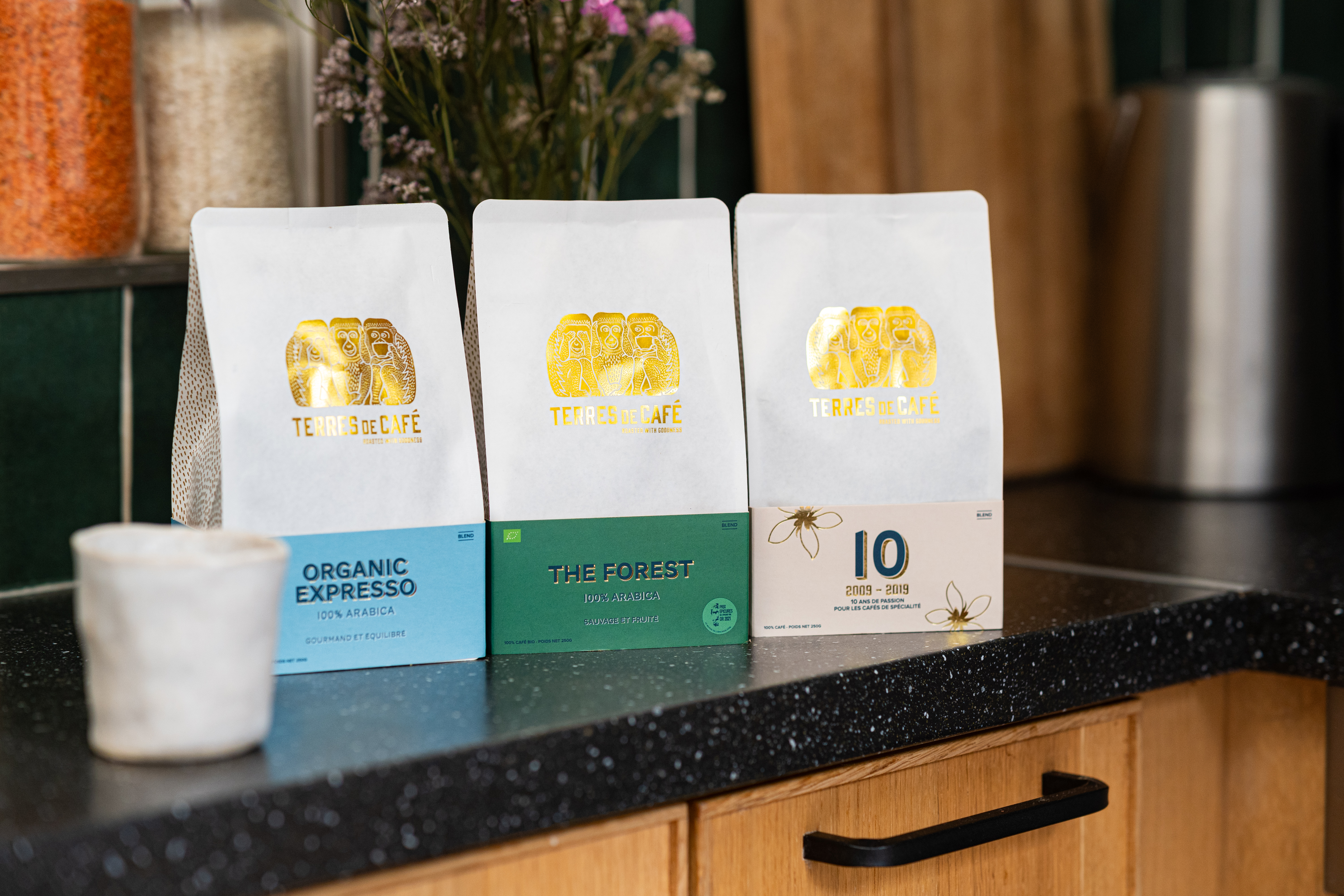 café en grain de specialité terres de café café premium