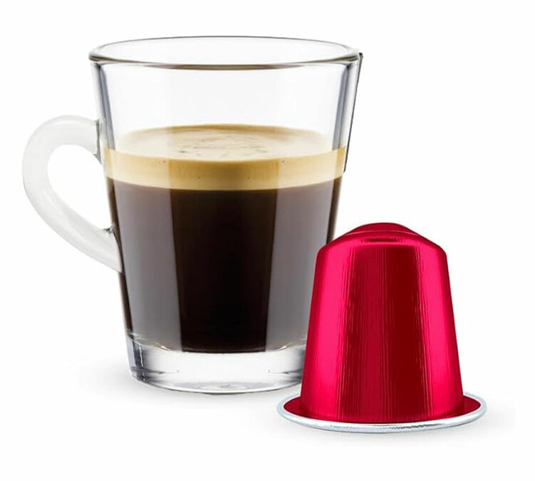 bialetti deciso nespresso original compatible aluminium capsules pack of 100